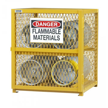 Gas cylinder storage cage for 4cylinder